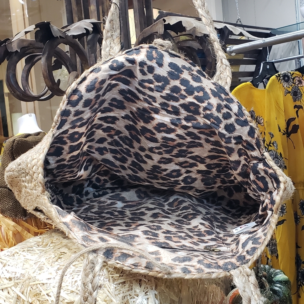LEOPARD HANDMADE BAG